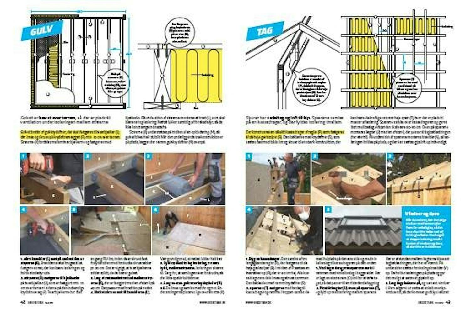 Byg selv isoleret skur Færdigbygget skur isoleret